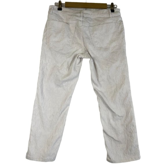 SIMPLY VERA WOMENS DENIM PANTS WHITE SIZE 8 VERA WANG - Picture 1 of 9
